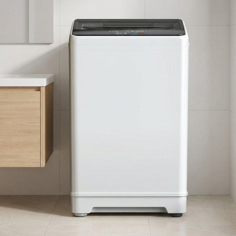 Compact Electric Washer And Dryer Combo Set, 18lbs Washing Machine with 10 Washing Programs & 3.6 Cu Ft Compact Dryer，White