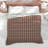 Brown Beige Checkered Comforter-128700338