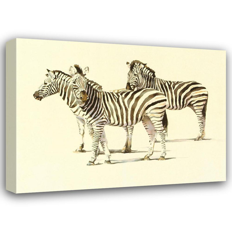 Zebras, 28" H x 38" W