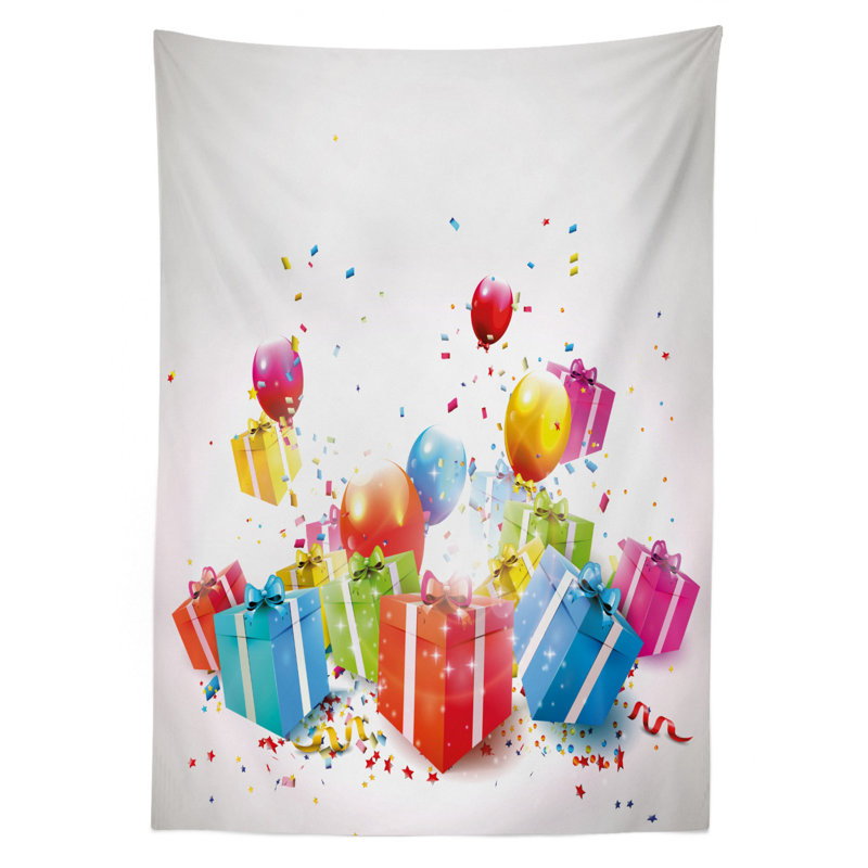 Birthday Tablecloth, 90" x 60"