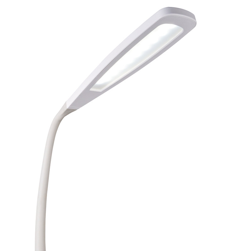 OttLite Flex LED Floor Lamp with Touch Controls, Adjustable Neck, Smart Memory Feature