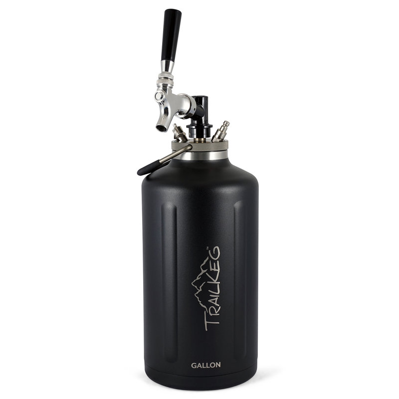 128 oz Growler, Noir