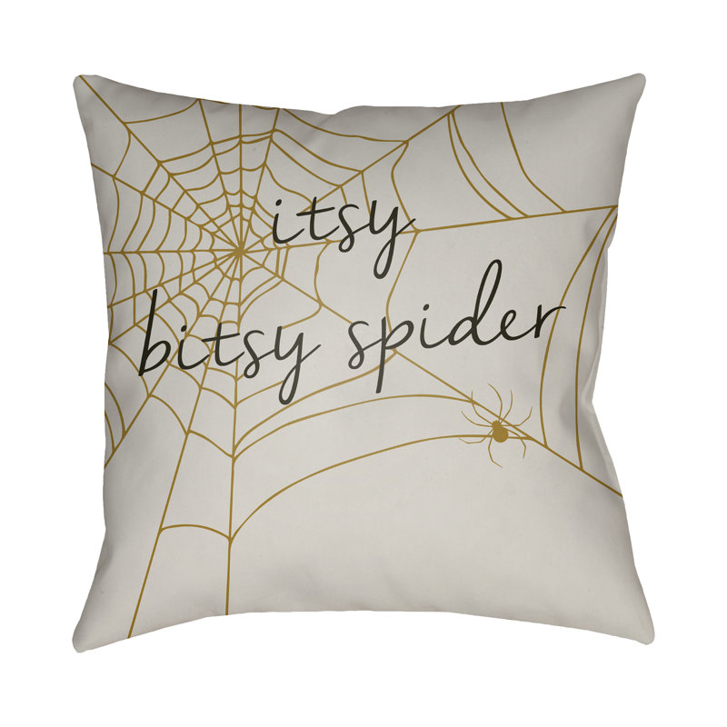  Indoor/Outdoor Throw Pillow, Beige, 20" H x 20" W x 4" D