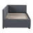 Twin Trundle Upholstered Daybed With Linen Fabric & No-Spring Frame-1360075148