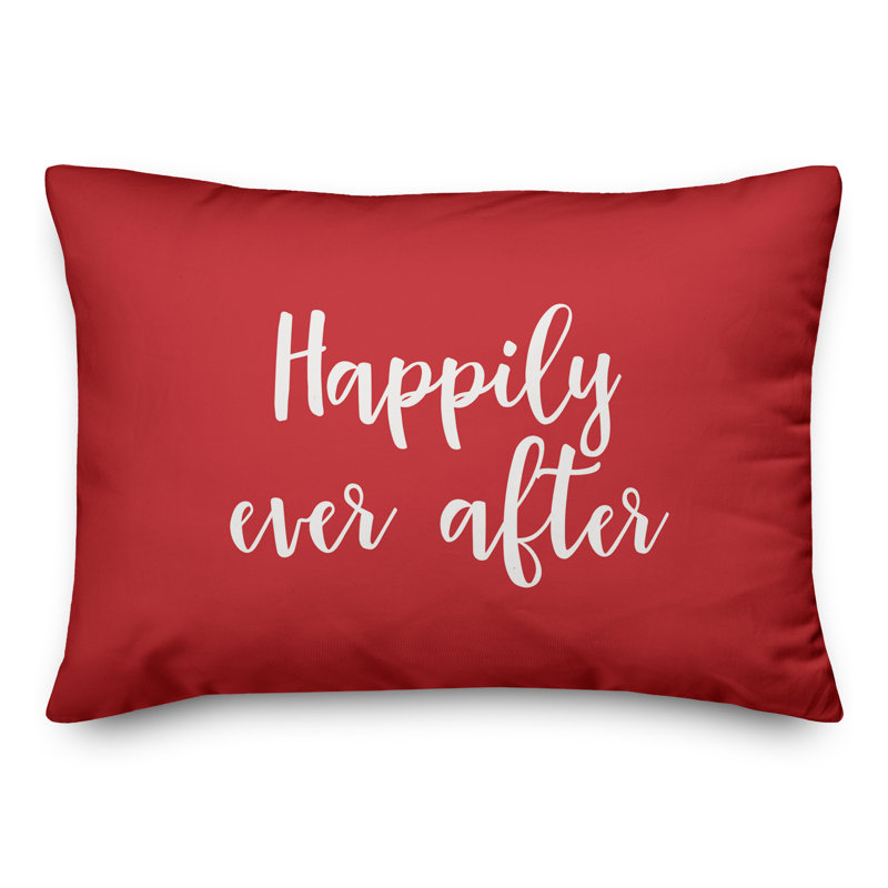 Throw Pillow, Red