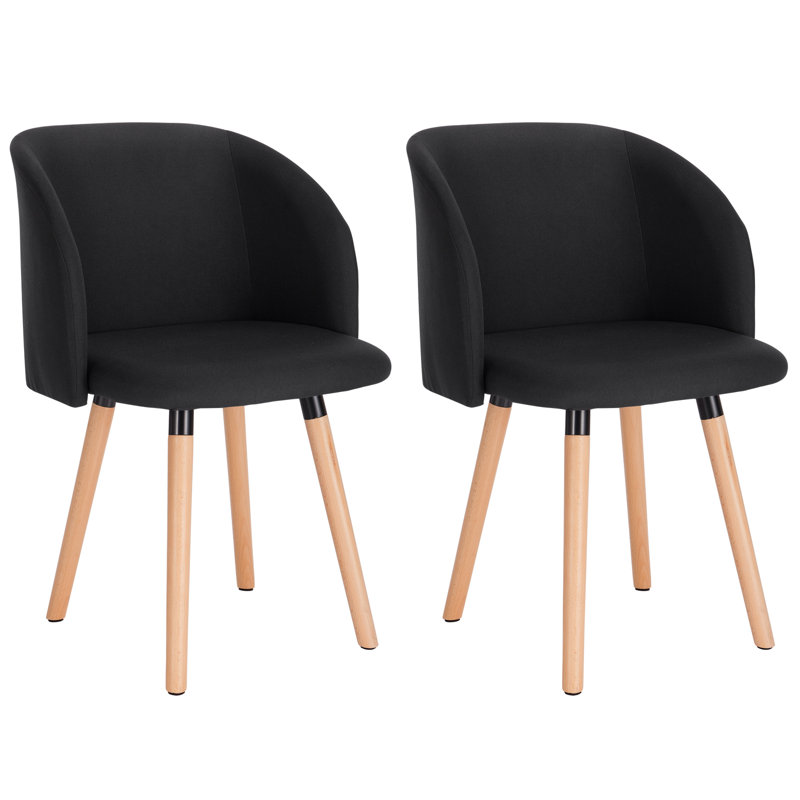 Ashburton Upholstered Dining Chair, Black