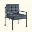 Fauteuil d'appoint Velvet & Sandy
