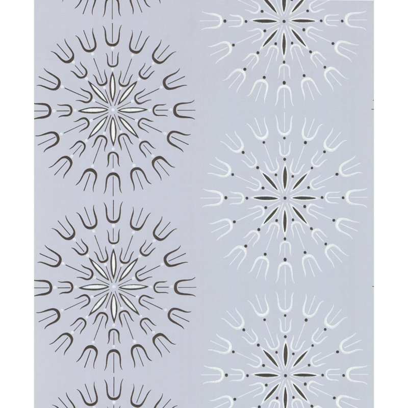 Fioretti Geometric Wallpaper Roll, Mist