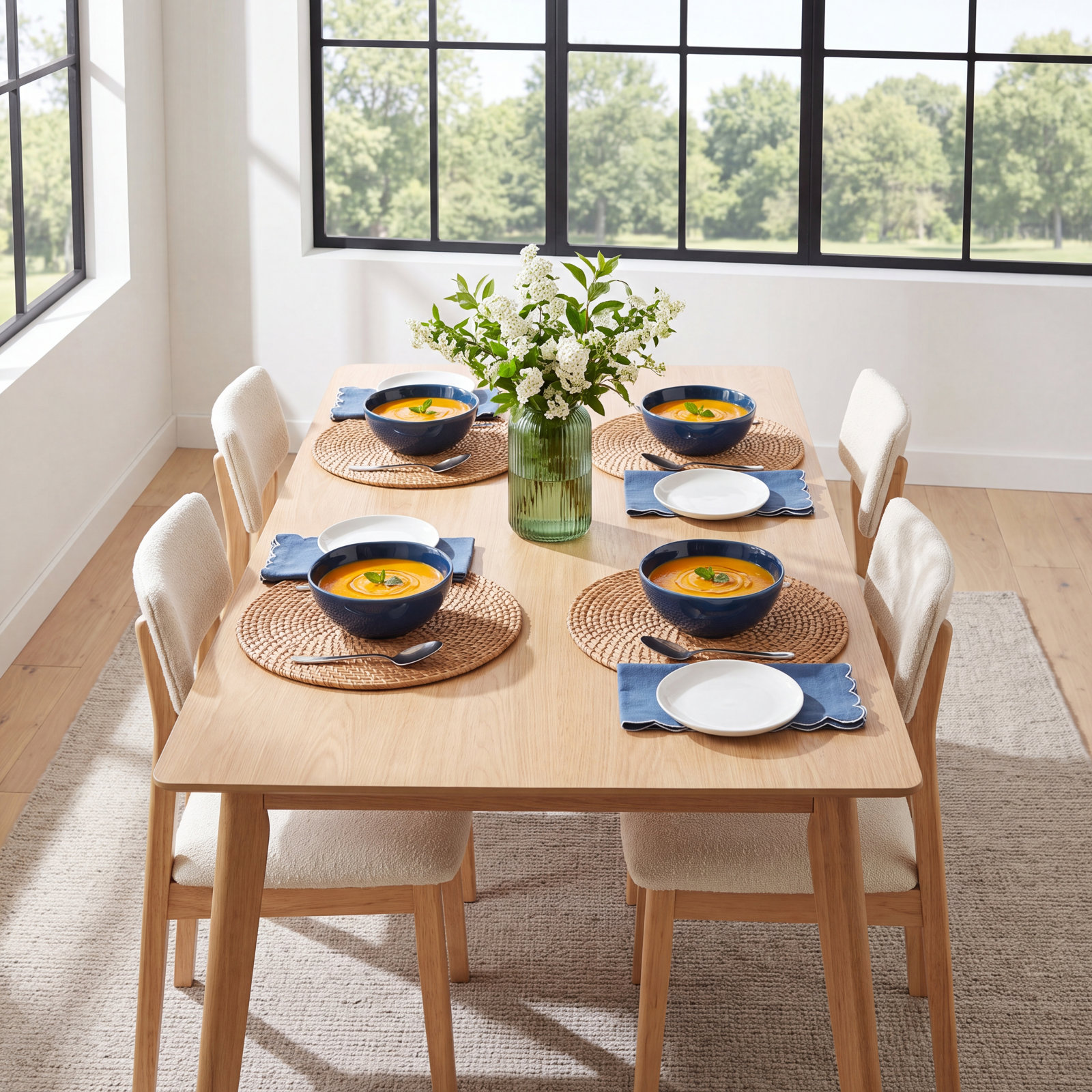 Bay Colors Blue Bay Colors All-Purpose Bowls, Blue