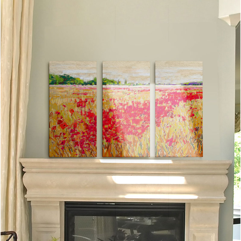 3 - Pieces, 24" H x 36" W x 1.5" D