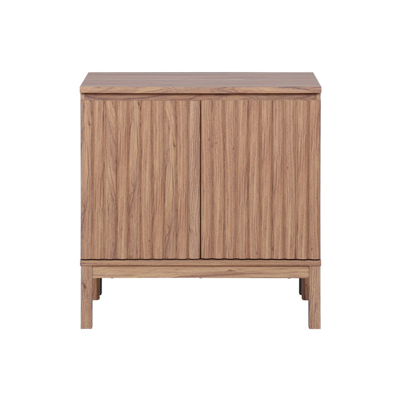 Marteen Cabinet Fluted Door, Terra Oak