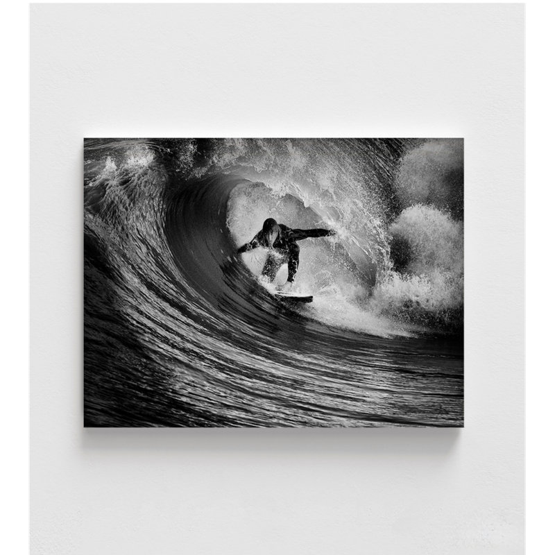 Pure Adrenaline par Claudio Moretti, idée de cadeau de photographie de surfeur, affiche de photo de très grande vague, décoration murale de magasin de plage