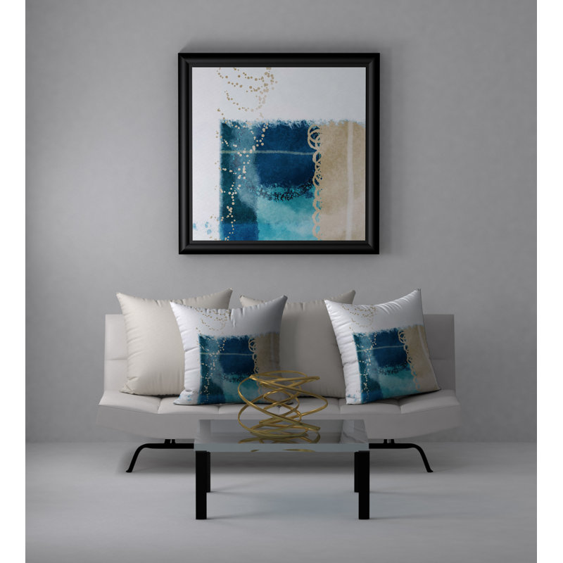 Housse de coussin carrée/insert, 24 po x 24 po