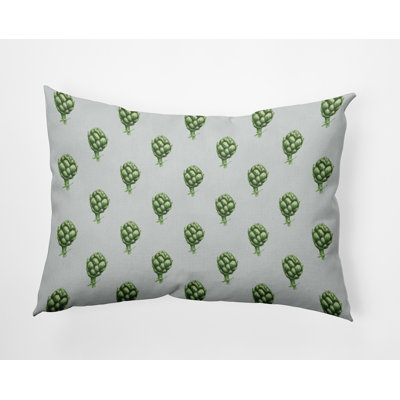 Coussin décoratif en polyester floral