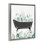Eucalyptus Leaves Bathtub Floating Frame, design by Lettered and Lined