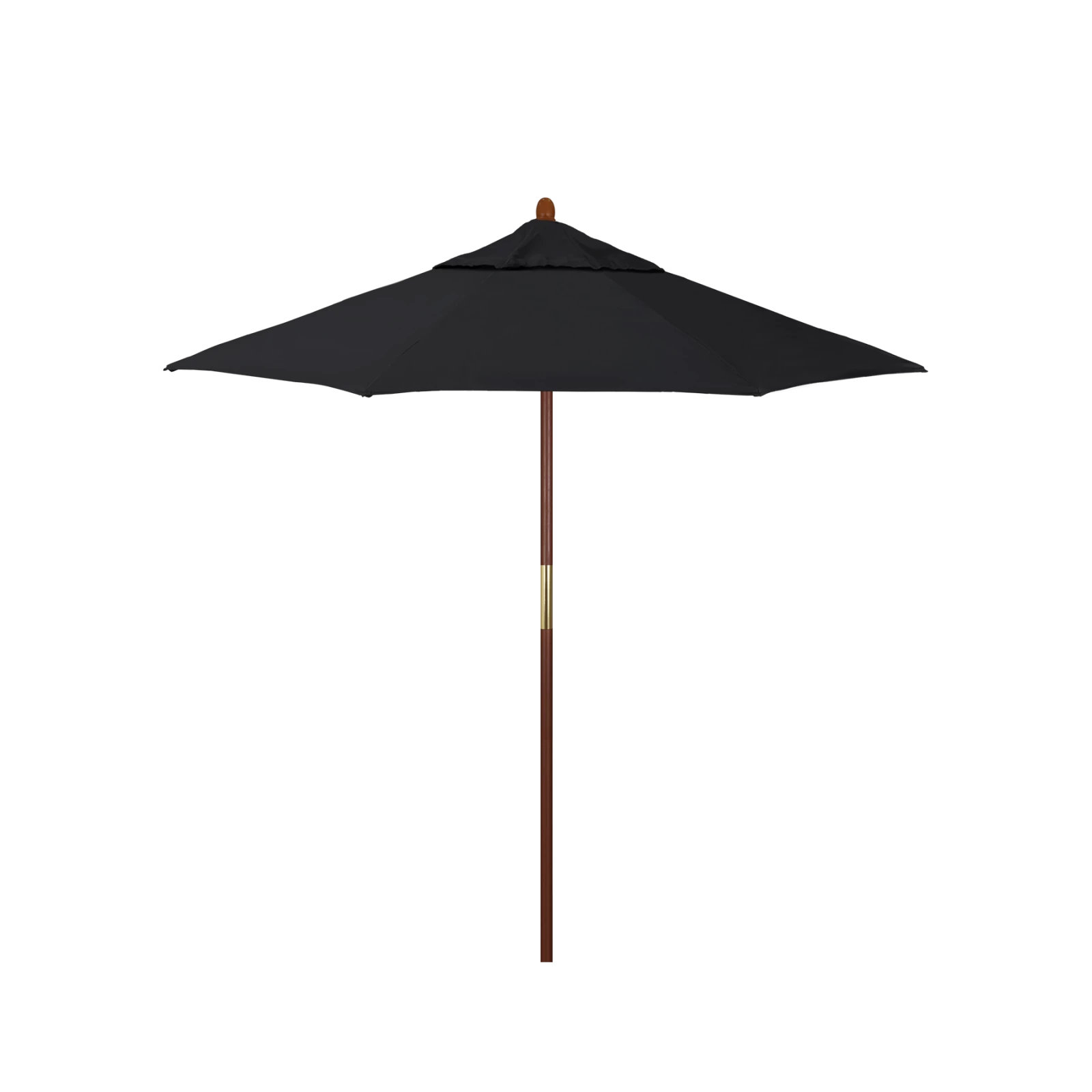Manford 90'' Sunbrella® Outdoor Umbrella, Canvas Black Sunbrella® Canvas