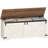 47.2" Storage Chest, Large Storage Trunk with 2 Hinges, Farmhouse Wooden Box Bench, Lift-Top Organizer Chest, Entryway Trunk for Bedroom, Living Room, White-1928021761-1928021760