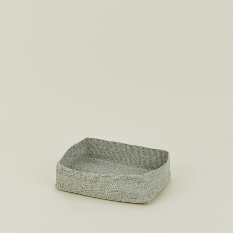 Hawkins New York Seagrass basket - Letter Tray, Sky