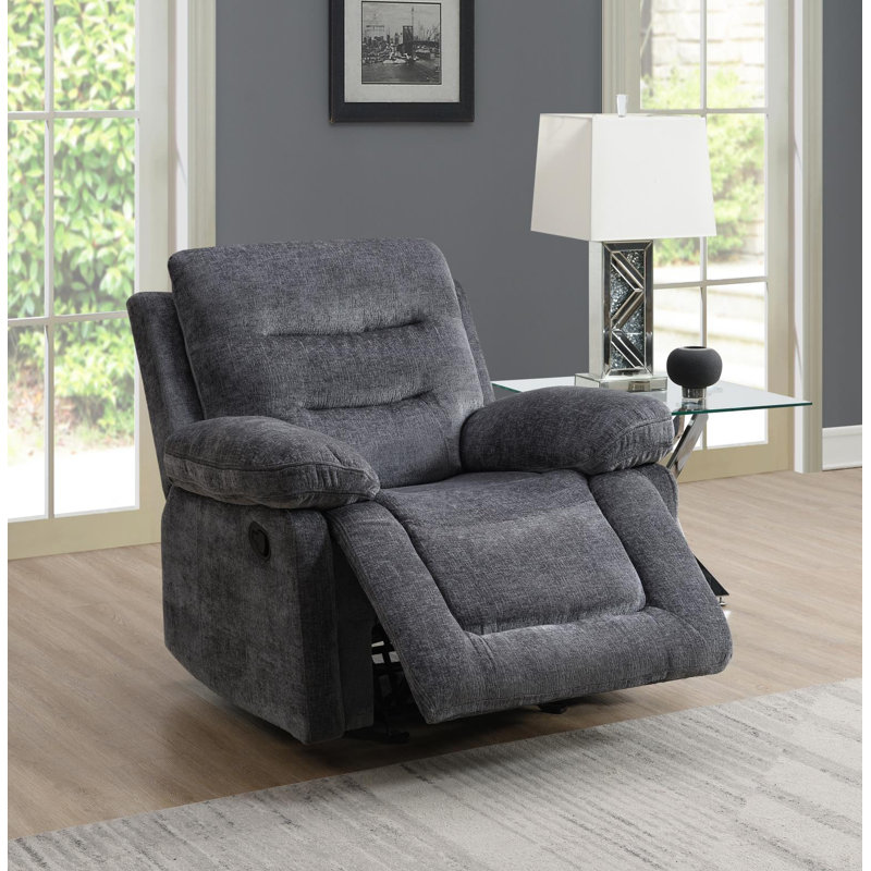 Upholstered Chenille Recliner