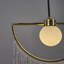 1 - Light Polished Brass Unique/Statement Pendant-377337220
