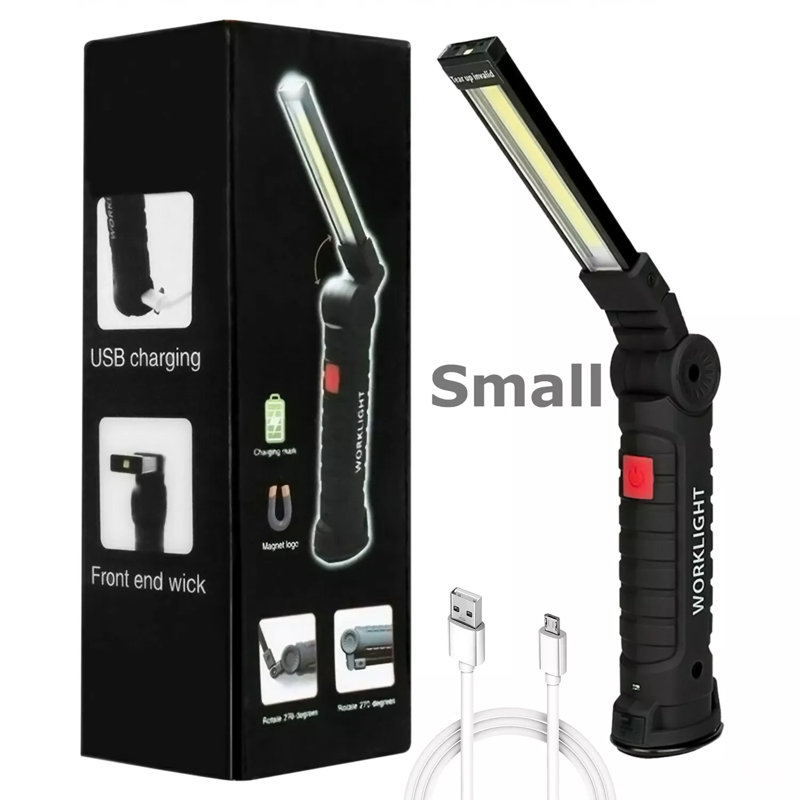 Lampe torche pliable magnétique à DEL