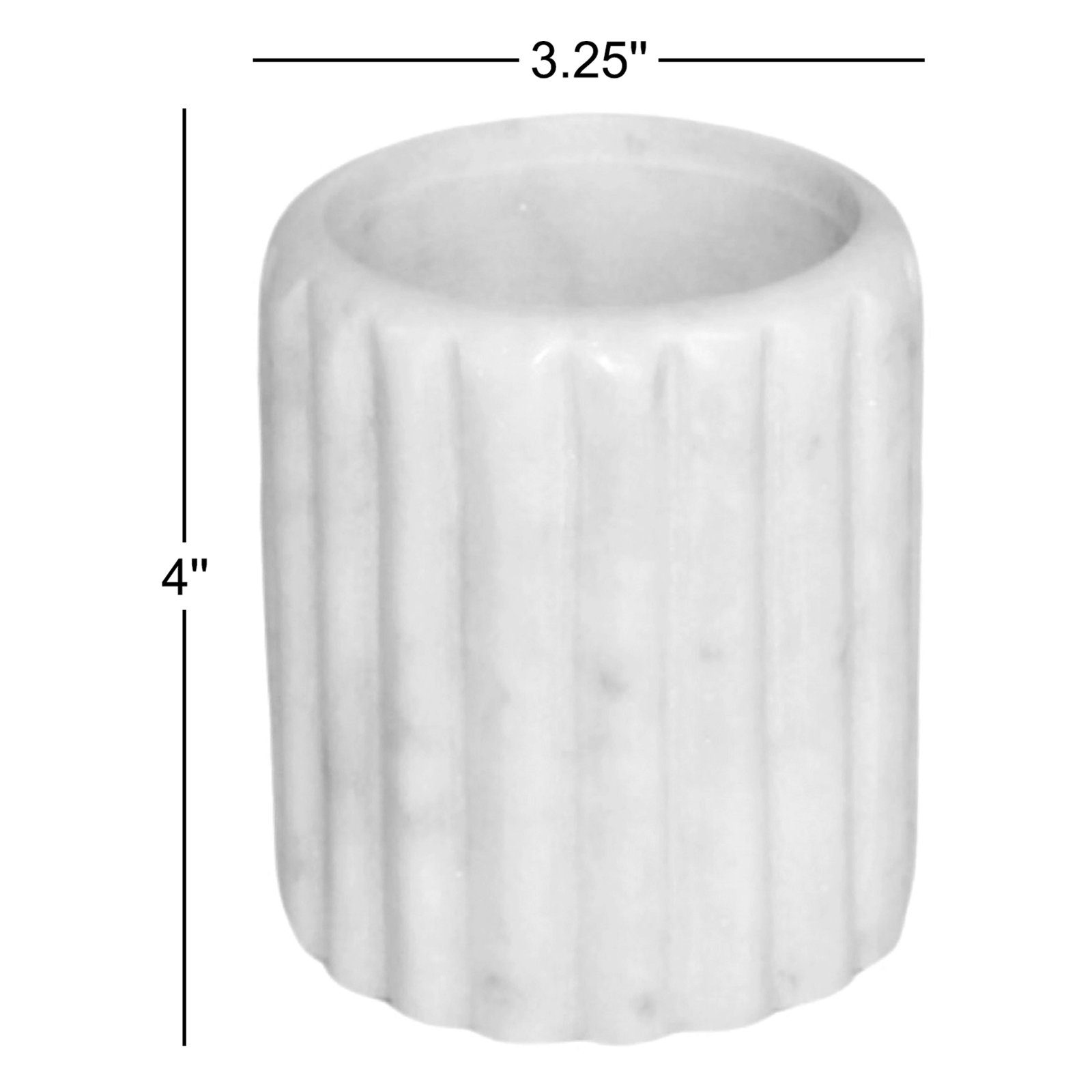 Alianna Genuine Marble Votive Holder