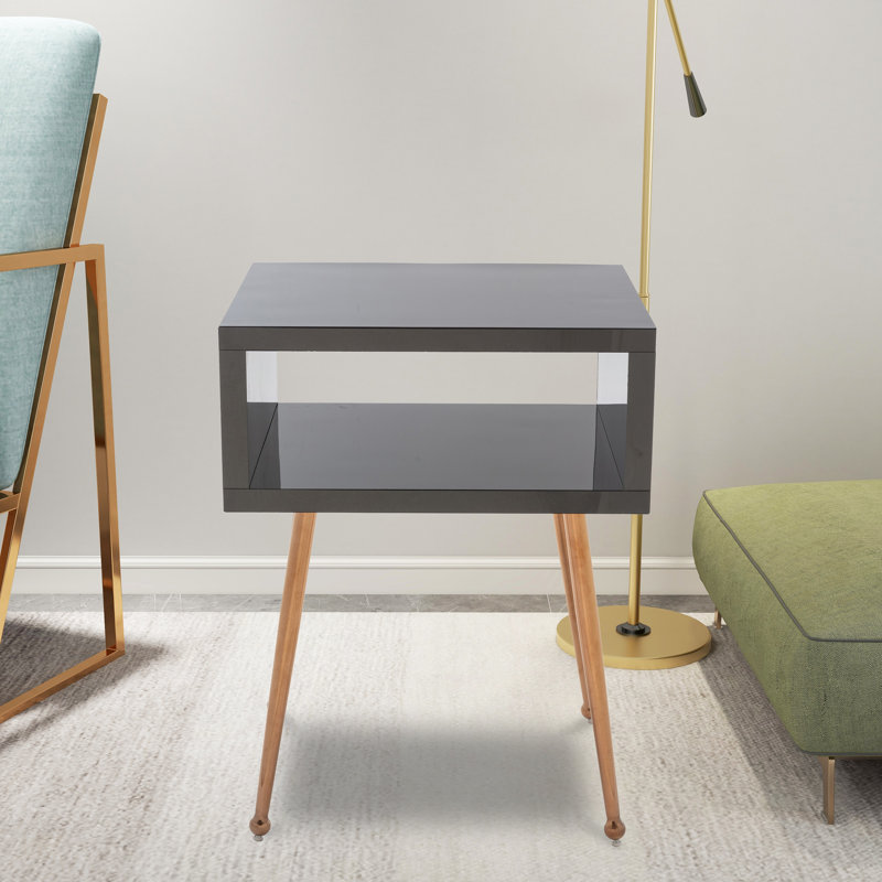 Tabouret 27 po H, Gris, Brun
