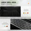 CLIY Freestanding Charcoal Gas Grill