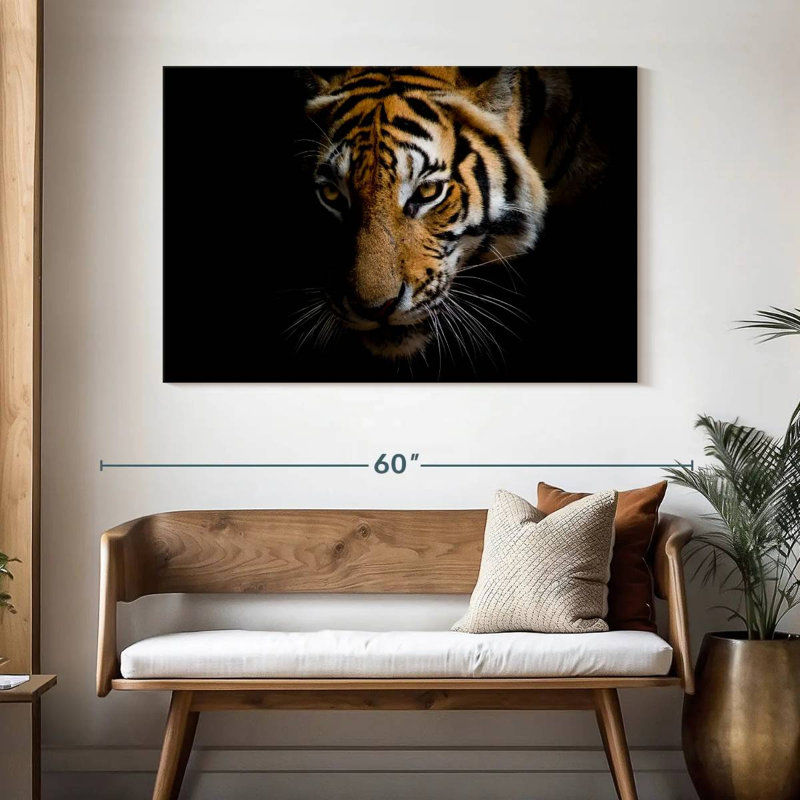 Brampt Sumatran Tiger, 32" H x 48" W