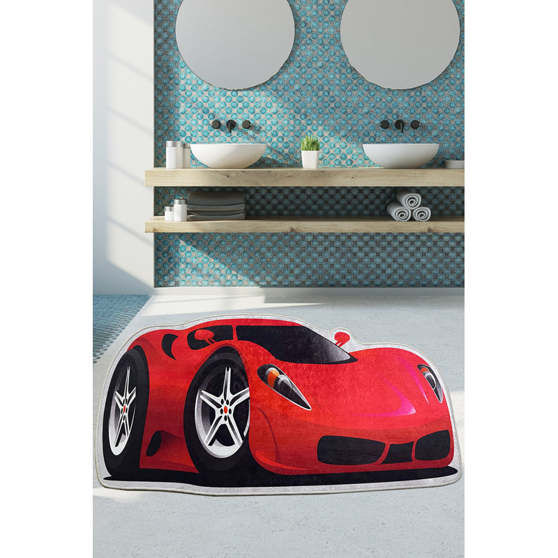Tapis de bain antibactérien, antidérapant, 100% polyester, 31,5 po x 59,1 po | Poils de 0,4 pouce de hauteur, 20,7 oz / pied carré | Lavable à la machine, durable, parfait pour la salle de bain et la cuisine | Doux, confortable et facile à nettoyer