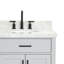 Meuble-lavabo simple en bois massif Tidworth de 42 po avec plateau en marbre de Carrare de 1,5 po-1319906770-1319906783-1285786073