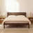 Solid Wood Classic Platform Bed with Headboard, Full, Natural Finish, No Box Spring Needed, Easy Assembly-1218983307-1218983309-1218983410