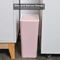 Wayfair  Pink Kitchen Trash Cans & Recycling You'll Love in 2023