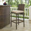 Tabouret de bar avec coussin Pranav-1080673280