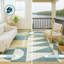 Tapis géométrique intérieur / extérieur lavable à la machine Chantille ACN2607-2039851545-2039851543