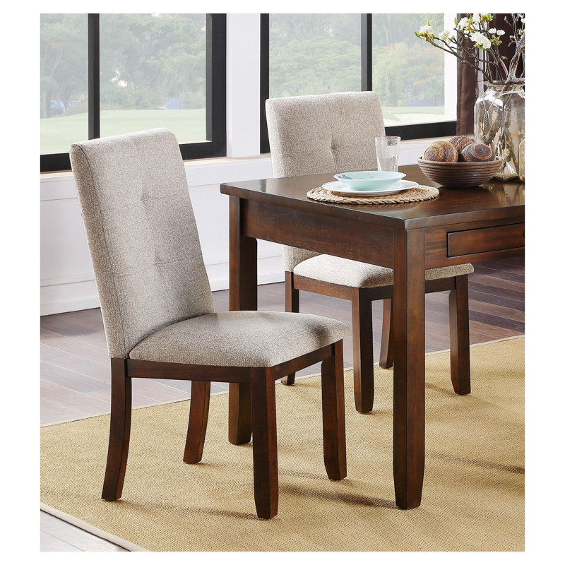Ensemble de 2 chaises de salle à manger rembourrées