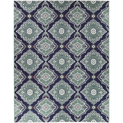 Tapis intérieur / extérieur bleu foncé Marama