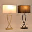 Ensemble de 2 lampes de table 21 po, abat-jour rectangulaire en lin-1081453847-1081453845