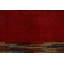 Tapis brun / rouge en laine noué à la main de conception unique 5 pi 1 po x 6 pi 5 po New Age