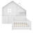 Helis House Bed with Window and Bedside Drawers-1788496063-1788496062