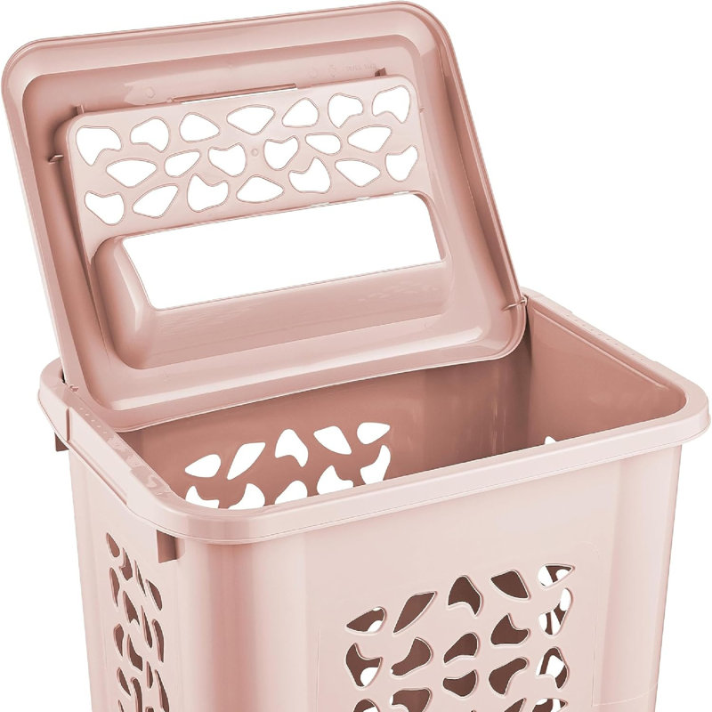 60 L Laundry Hamper, Pink