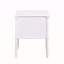 Table de chevet 2 tiroirs - Blanc-1434064138