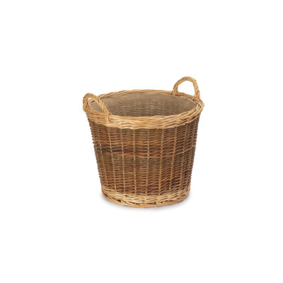 Schary Wicker Lined Log Basket