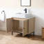 Meuble-lavabo simple 30 po avec 2 portes Modern