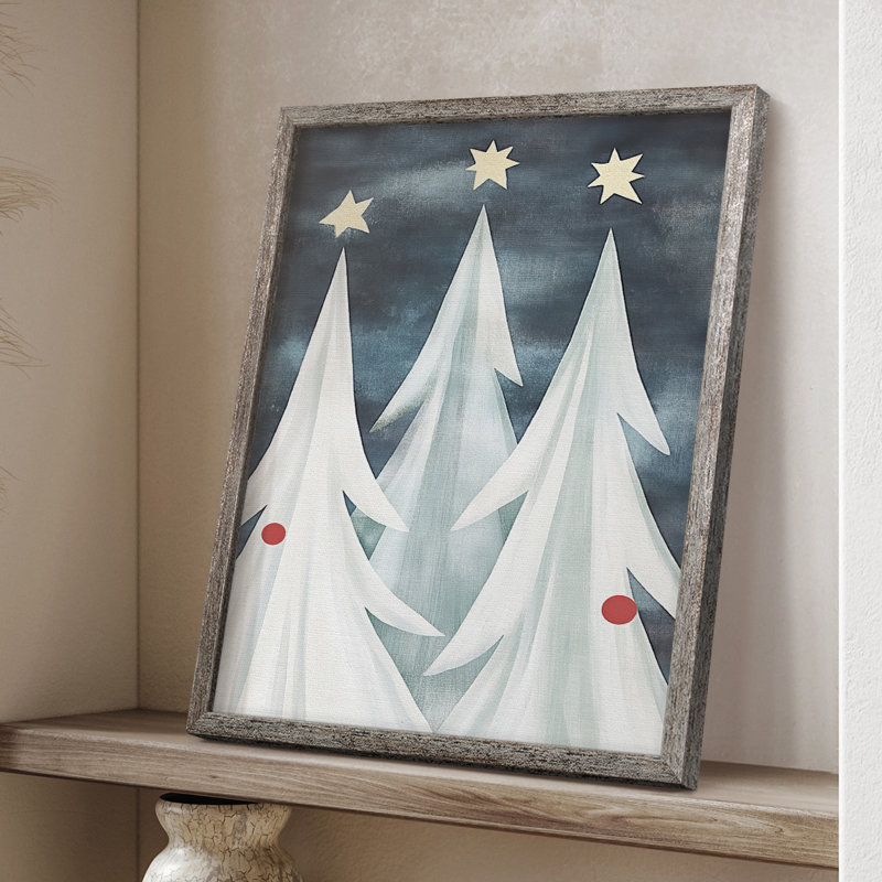 «Christmas Holiday Art DCCCLXIV», reproduction d'art encadrée - bois massif XMA171530, H 11 po x l 9 po