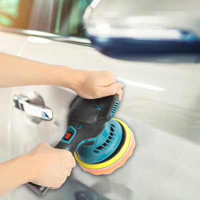 Car Polisher 6 Variable Speed Dual Action Car Buffer Polisher with Gloves Apron