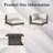 Layinsun 6-Piece Outdoor Modular Wicker Sectional Sofa With Fire Pit Table, Patio Furniture Conversation Set With Deep Seating And Thick Cushions-120198971