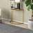 Cricklade 32'' Glass Top Console Table-566966459