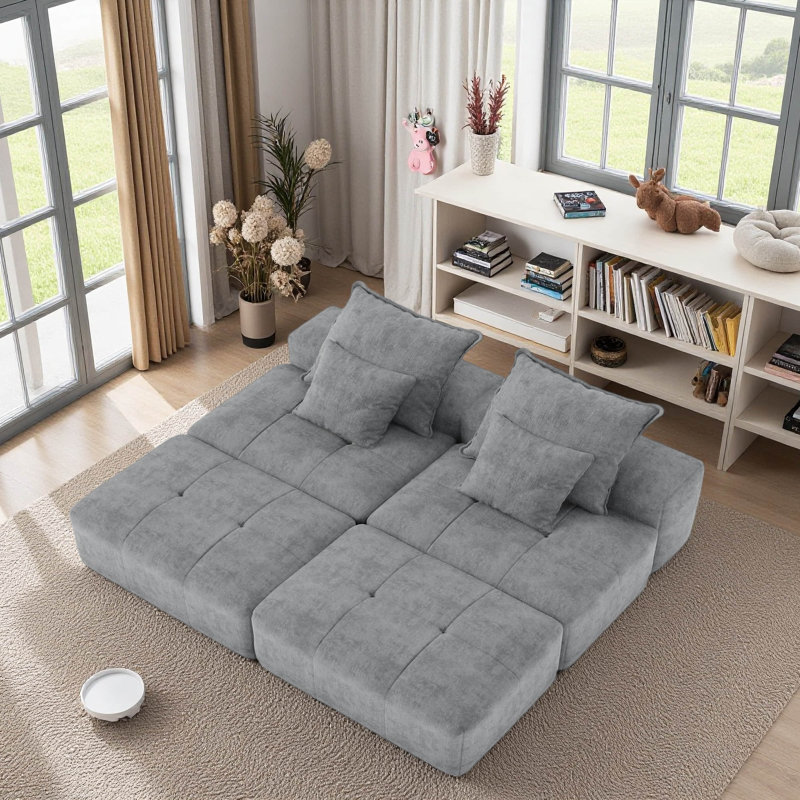 Canapé modulaire surdimensionné Modern, Grey