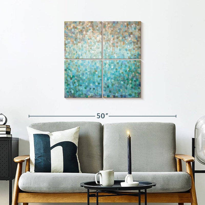 Blocked Avery, 26" H x 26" W